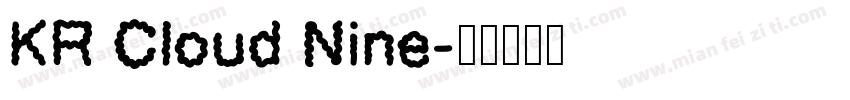 KR Cloud Nine字体转换